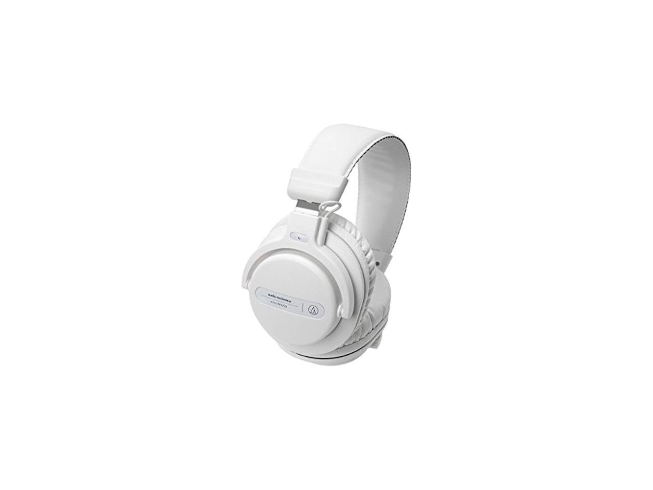 Audio-Technica White ATH-PRO5XWH 3.5 mm (1/8\") stereo mini-plug Connector Professional Over-Ear DJ Monitor Headphones