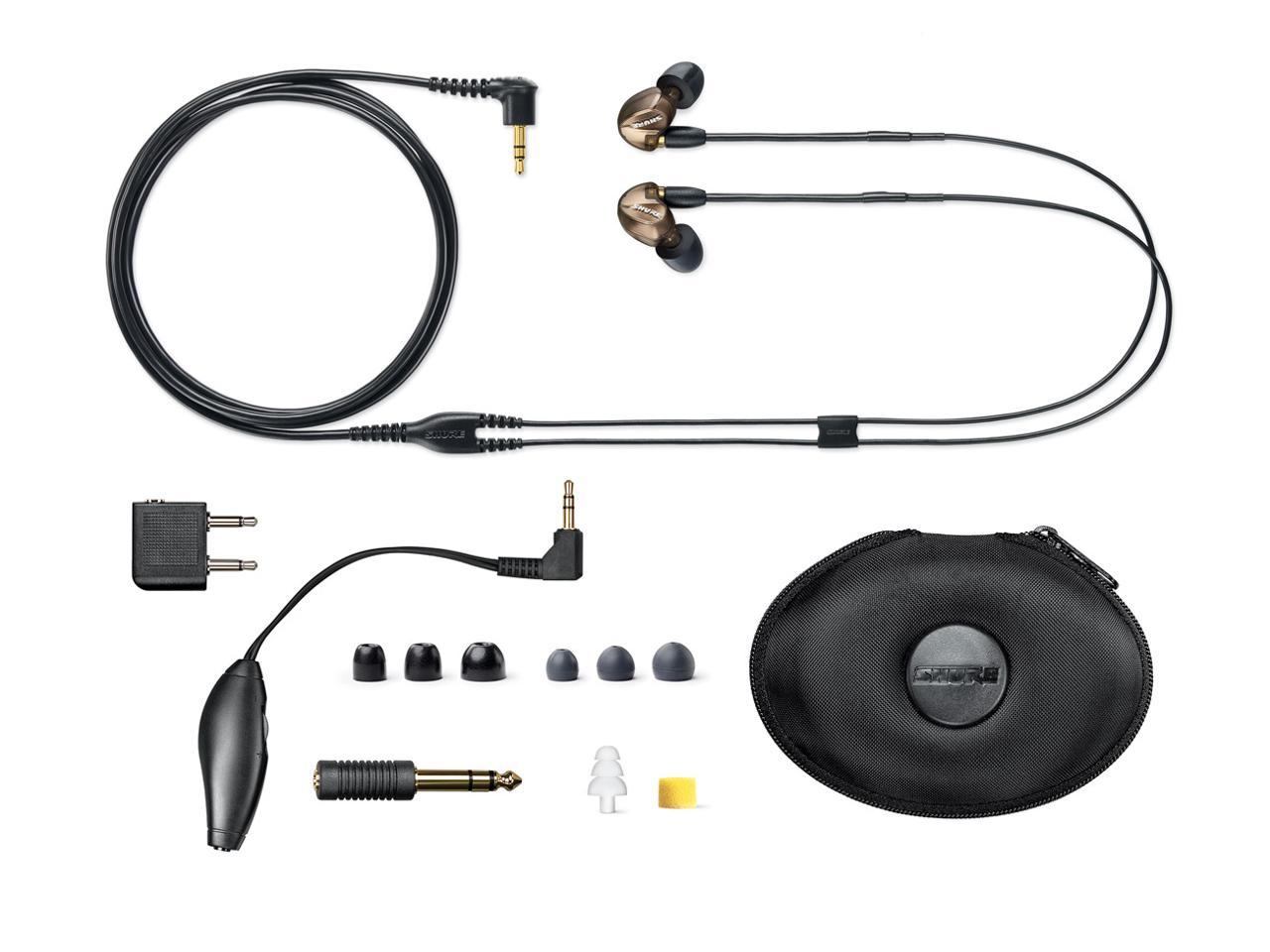 Shure SE425CL In-Ear Sound Isolating Dual Driver Earphones (Clear)