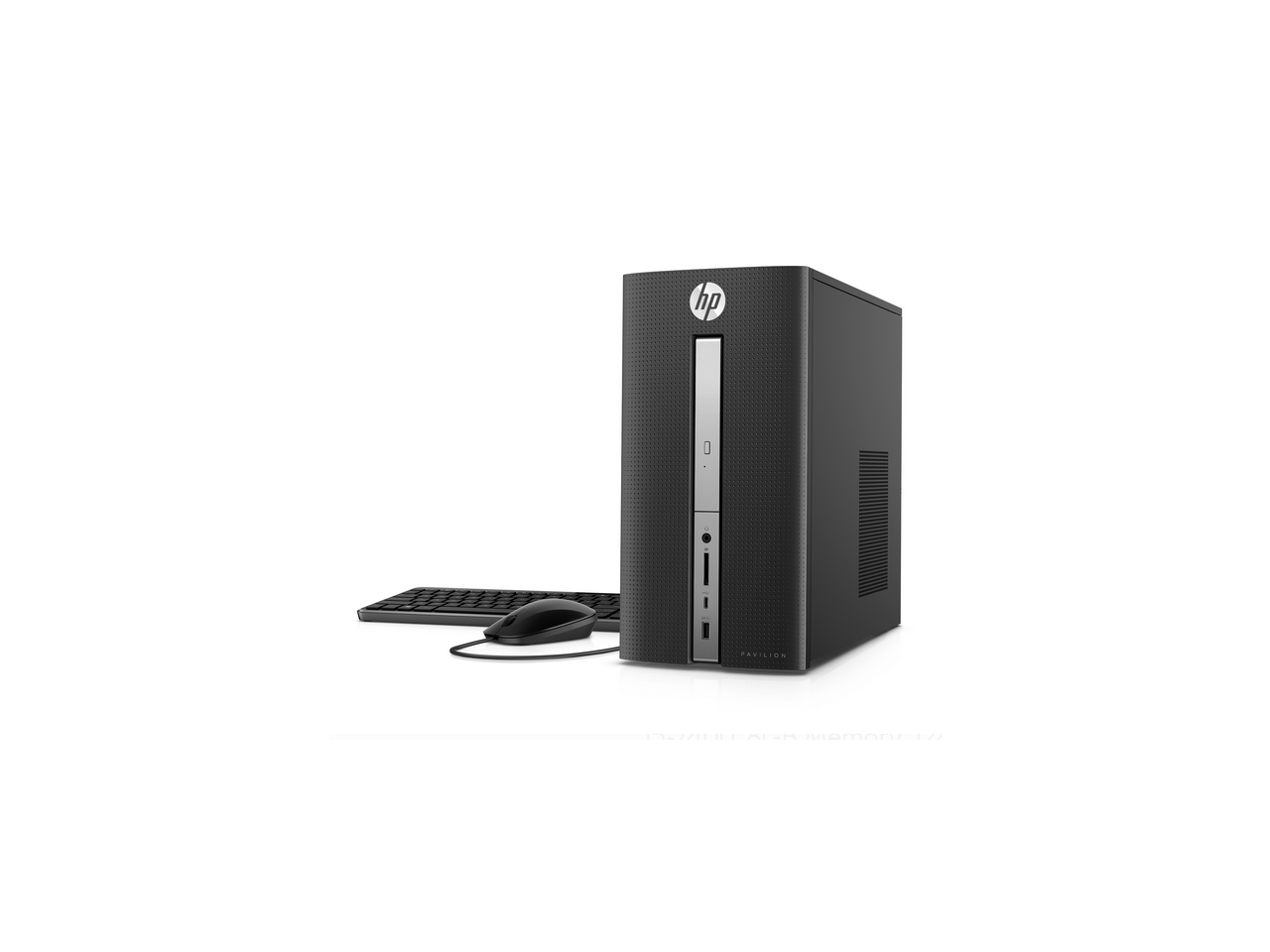 HP Pavilion Power Desktop Tower, Intel Core i5-7400, 8GB DDR4, 128GB SSD + 1TB Hard Drive, Windows 10 with Keyboard and Mouse included