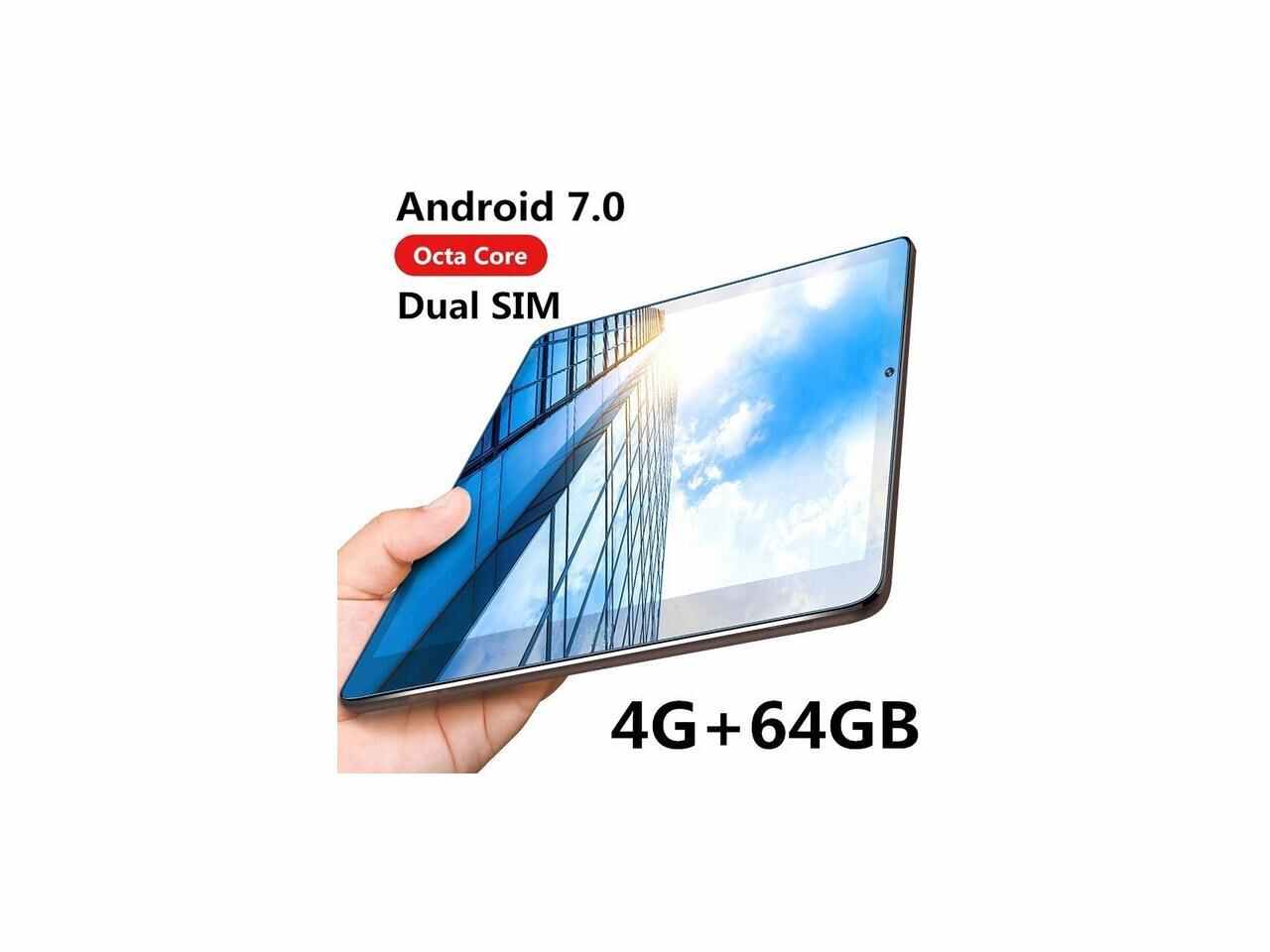 10.1" inch Android 7.0 2560*1600 IPS Screen Tablet Octa Core MTK6592 RAM 4GB ROM 64GB 3G Dual SIM Card Phone 3G Call Wifi Tablets PC"
